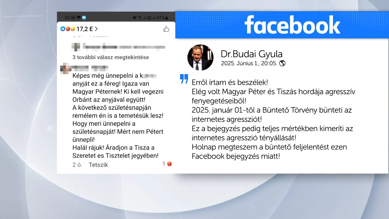 Budai Gyula feljelentést tett egy tiszás kommentelő ellen