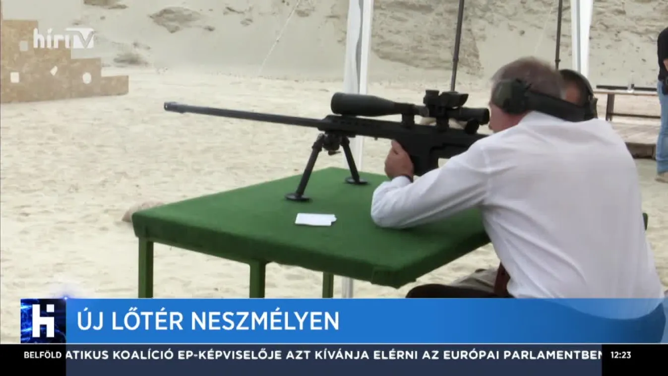 Új lőtér Neszmélyen