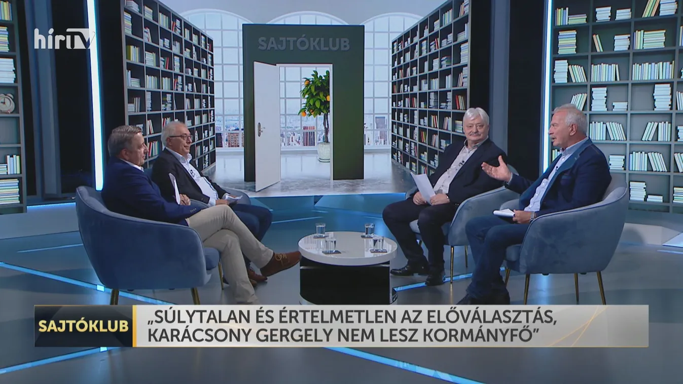 Sajtóklub: Súlytalan, értelmetlen az előválasztás, Karácsony Gergely nem lesz kormányfő