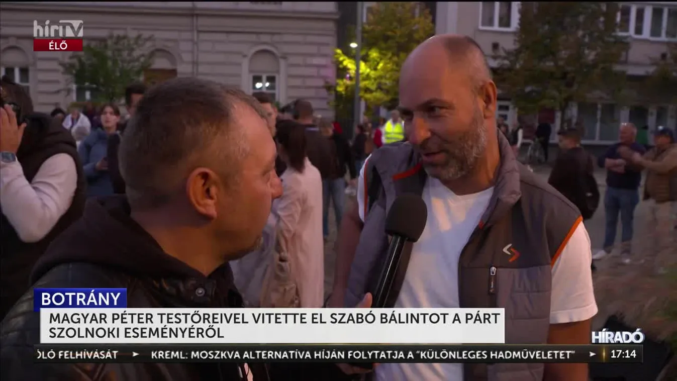 Az új politikai kultúra megérkezett: Magyar Péter testőrökkel hallgattatta el a kritikát