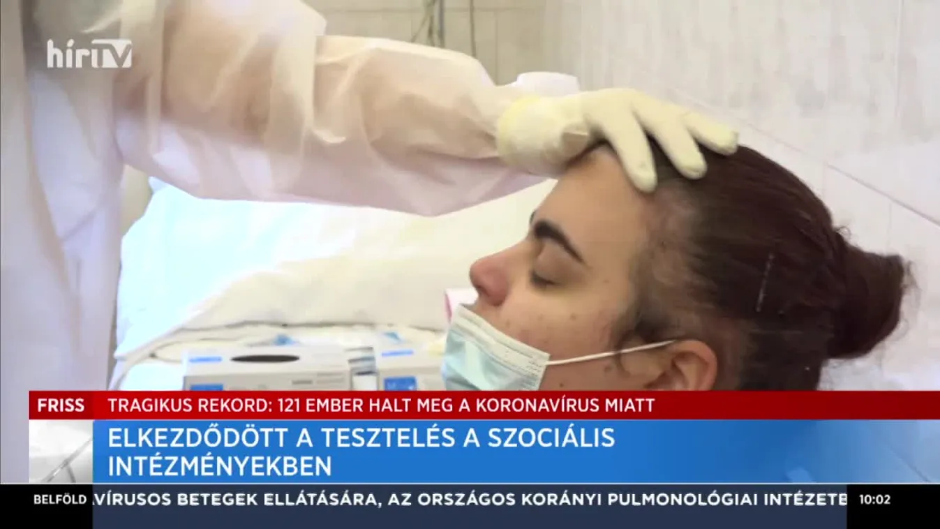 Elkezdődött a tesztelés a szociális intézményekben