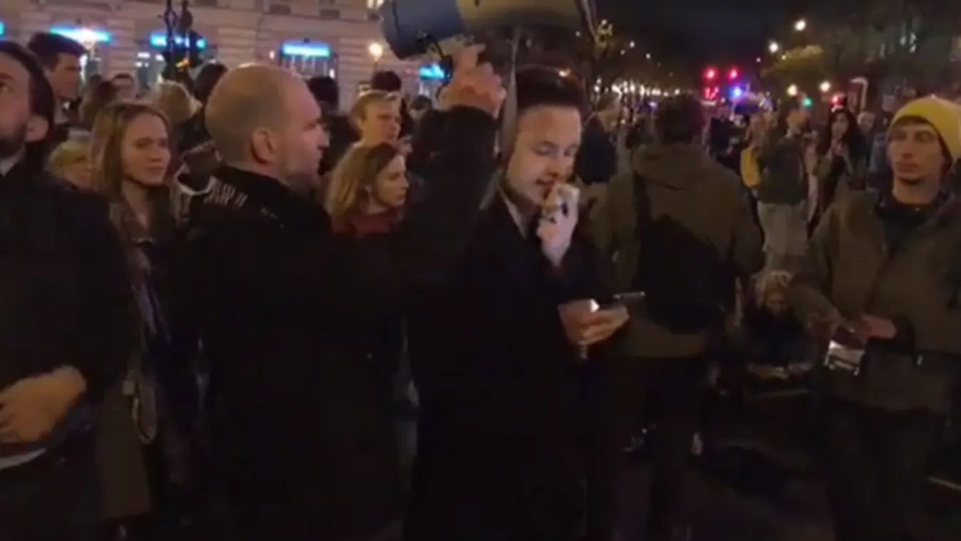 Demonstráció a CEU-ért és kormányellenes tüntetés