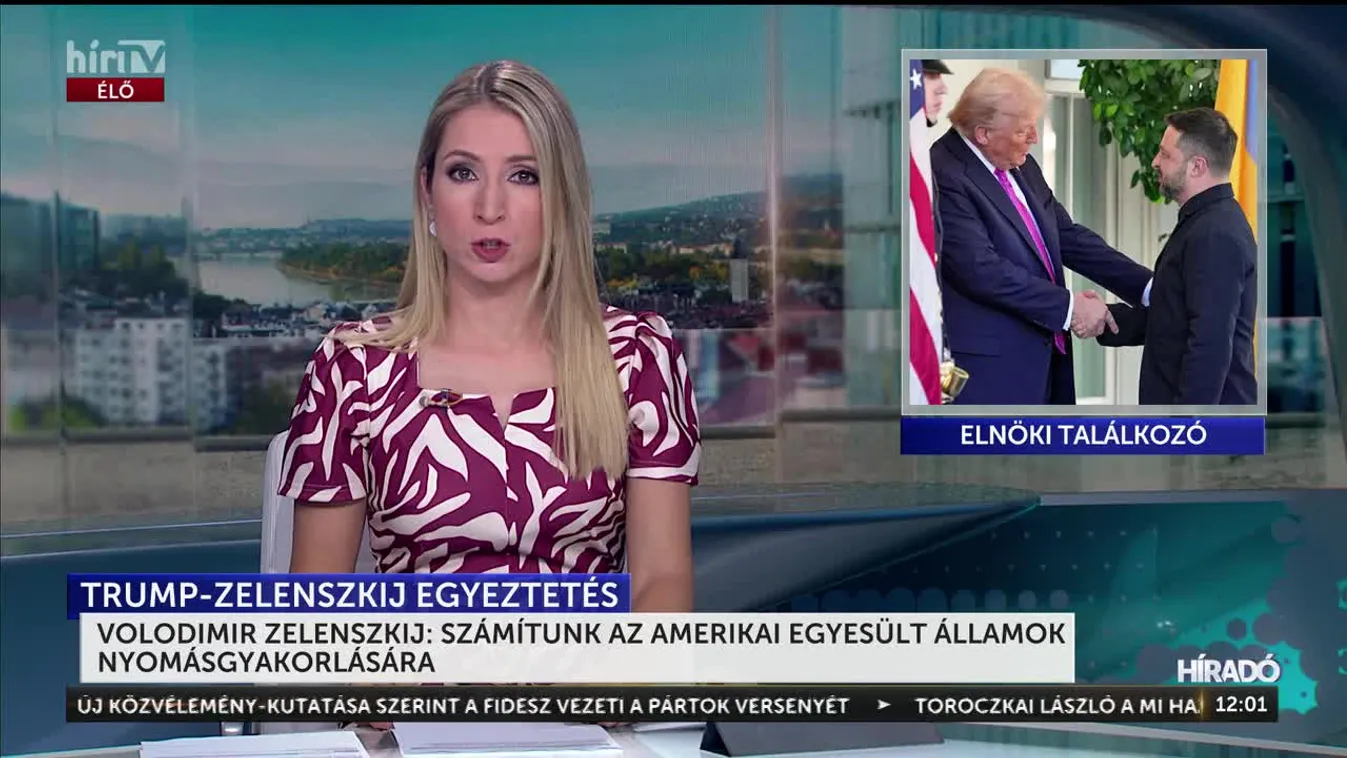 VOLODIMIR ZELENSZKIJ: SZÁMÍTUNK AZ AMERIKAI EGYESÜLT ÁLLAMOK NYOMÁSGYAKORLÁSÁRA