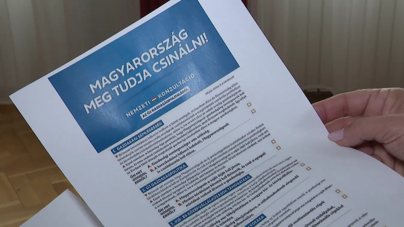 Átlépte az egymilliót a visszaküldött nemzeti konzultációs kérdőívek száma