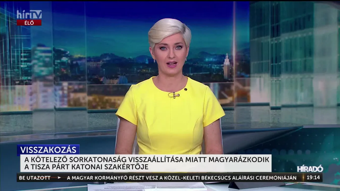 A KÖTELEZŐ SORKATONASÁG VISSZAÁLLÍTÁSA MIATT MAGYARÁZKODIK A TISZA PÁRT KATONAI SZAKÉRTŐJE