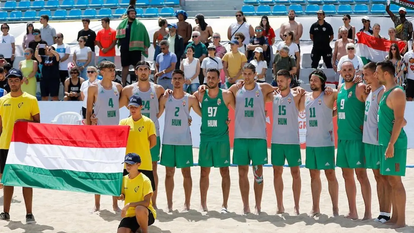 A címvédő magyar férfi strandkézilabda-válogatott negyeddöntőbe jutott a Törökországban zajló Eb-n