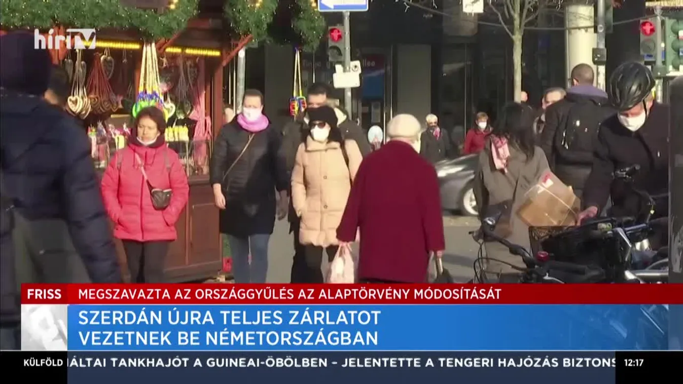Szerdán újra teljes zárlatot vezetnek be Németországban