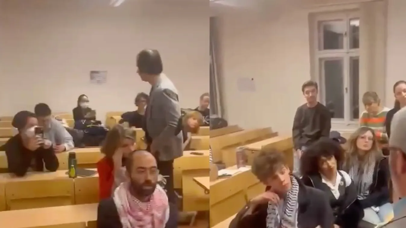 Palesztin-párti provokátorok akadályozták meg az izraeli professzor ELTE-re tervezett előadását