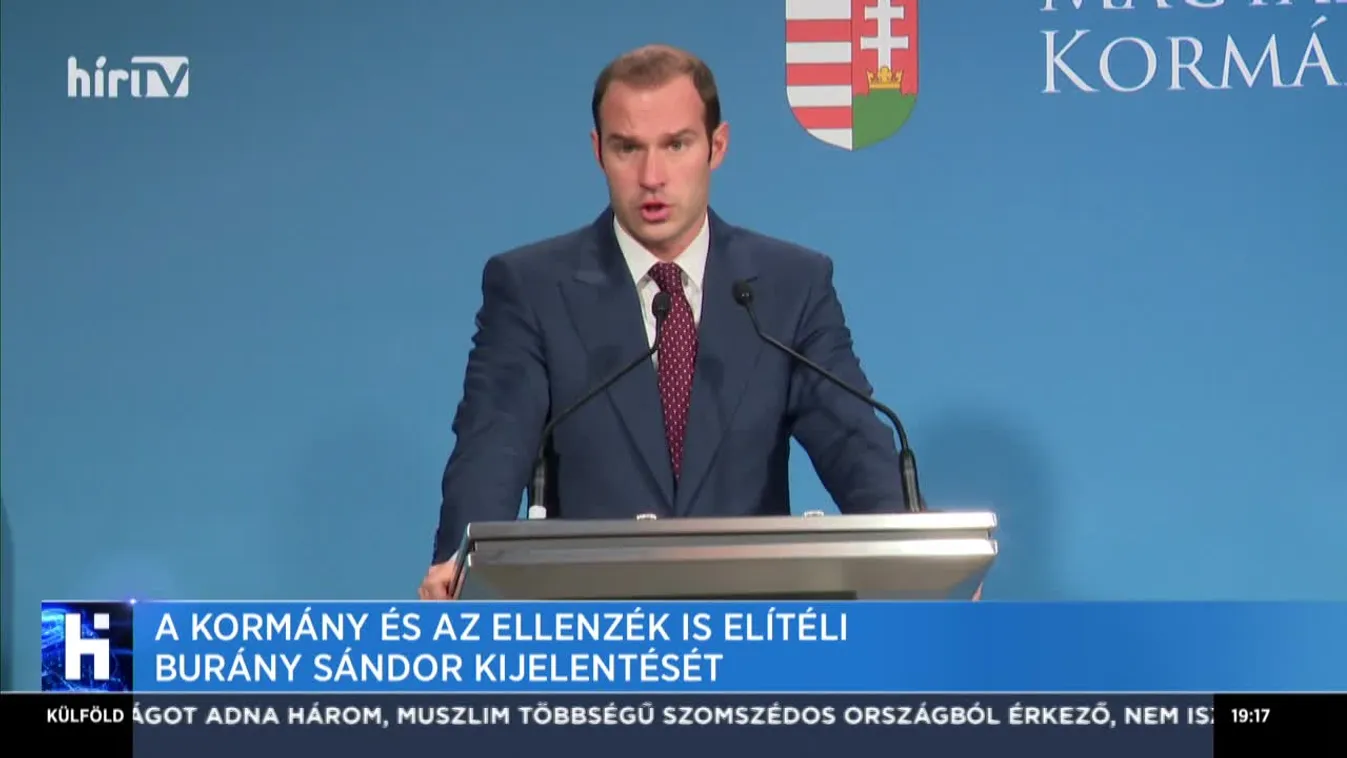 A kormány és az ellenzék is elítéli Burány Sándor kijelentését
