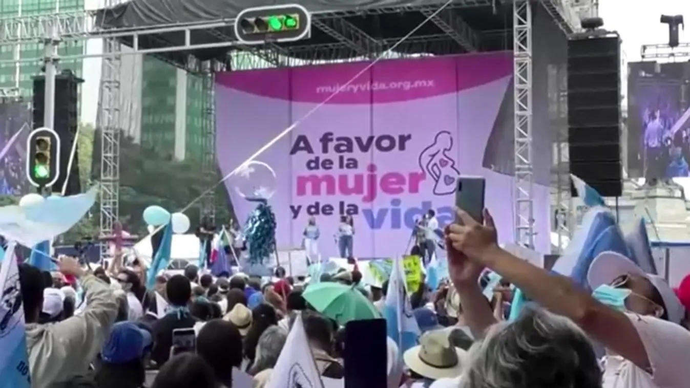 Mexikóban az abortusz ellen tüntettek