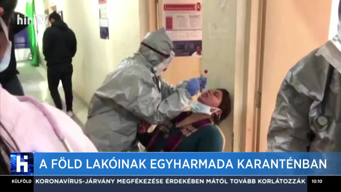 A Föld lakóinak egyharmada karanténban