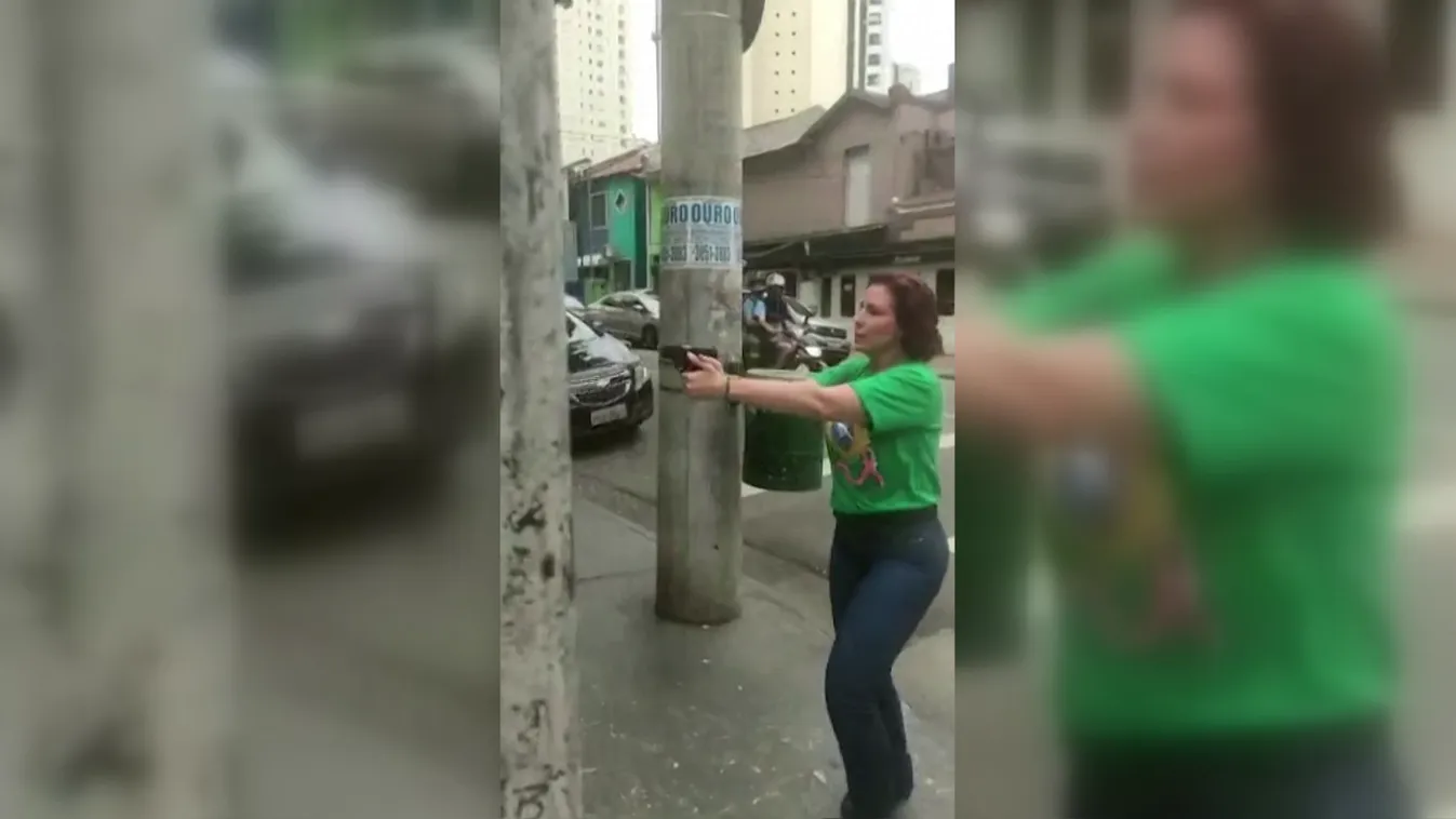 Pisztollyal támadt egy férfire a brazil képviselőnő a nyílt utcán