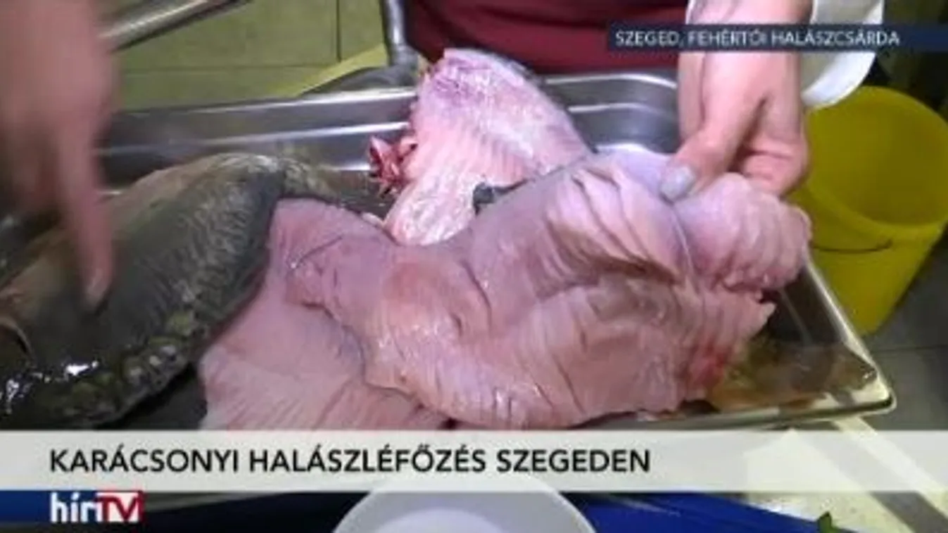 Kondérban a karácsonyi halászlé