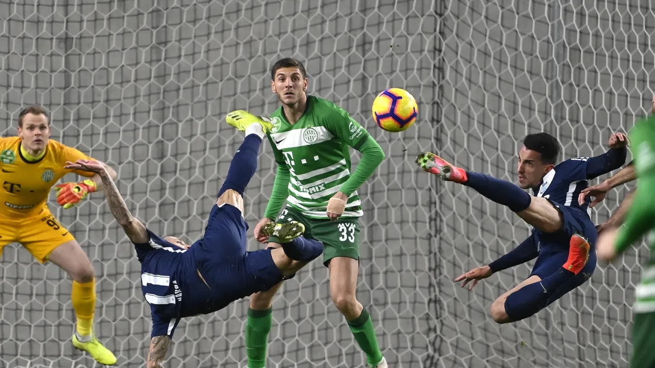 Labdarúgó NB I: Eseménydús, izgalmas meccsen döntetlen az örökrangadón