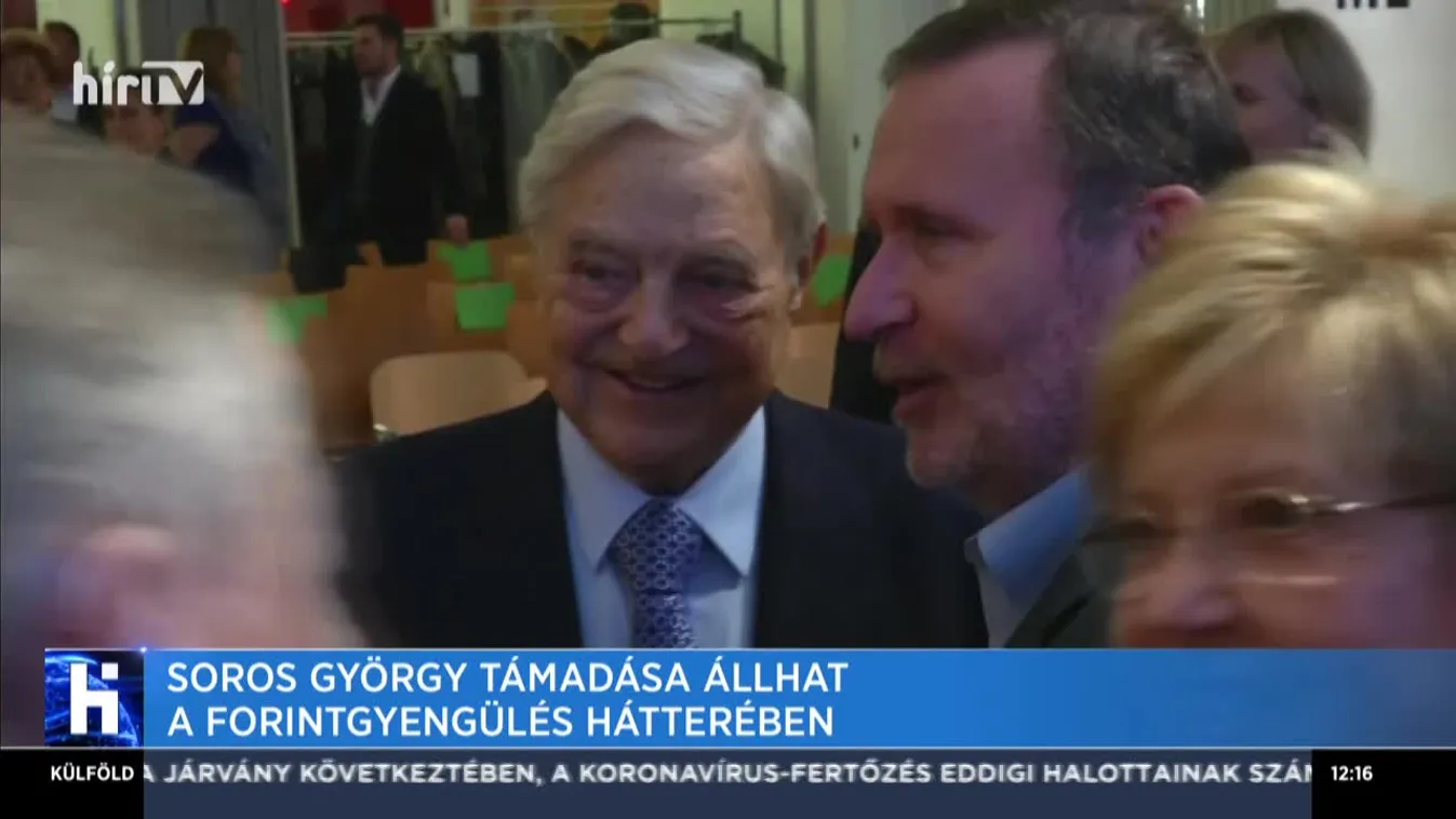 Soros György támadása állhat a forintgyengülés hátterében