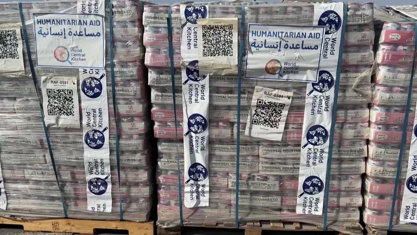 Több száz teherautónyi segély érkezett a Gázai övezetbe