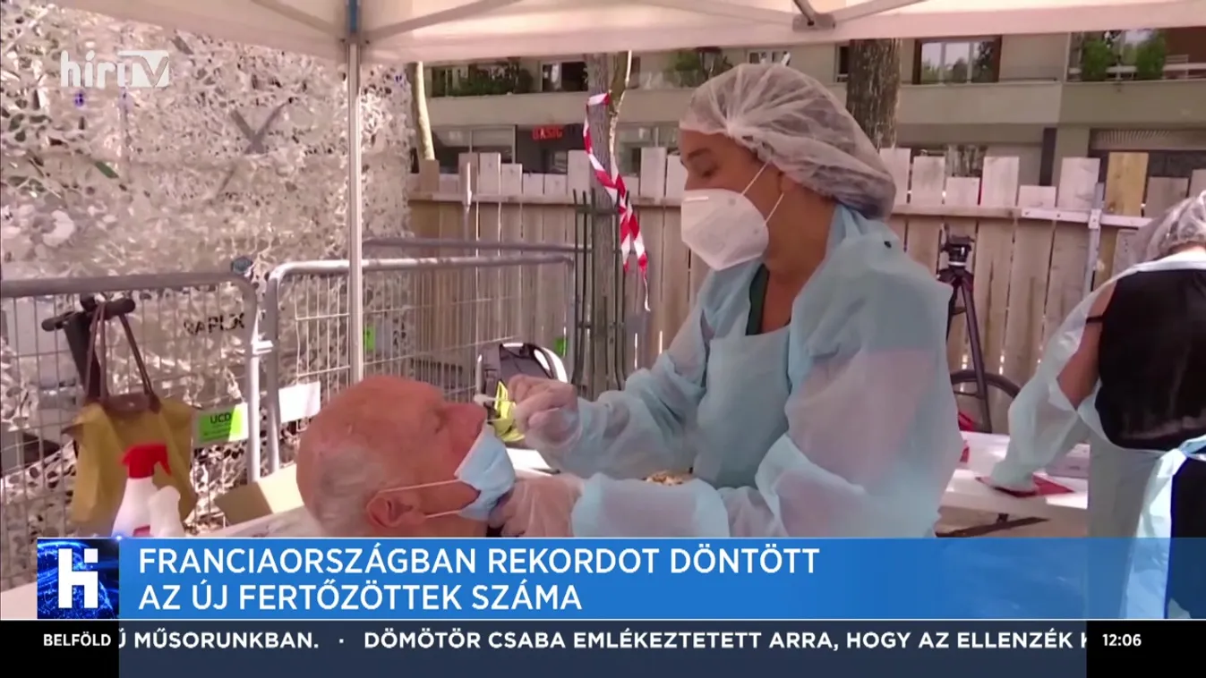 Franciaországban rekordot döntött az új fertőzöttek száma