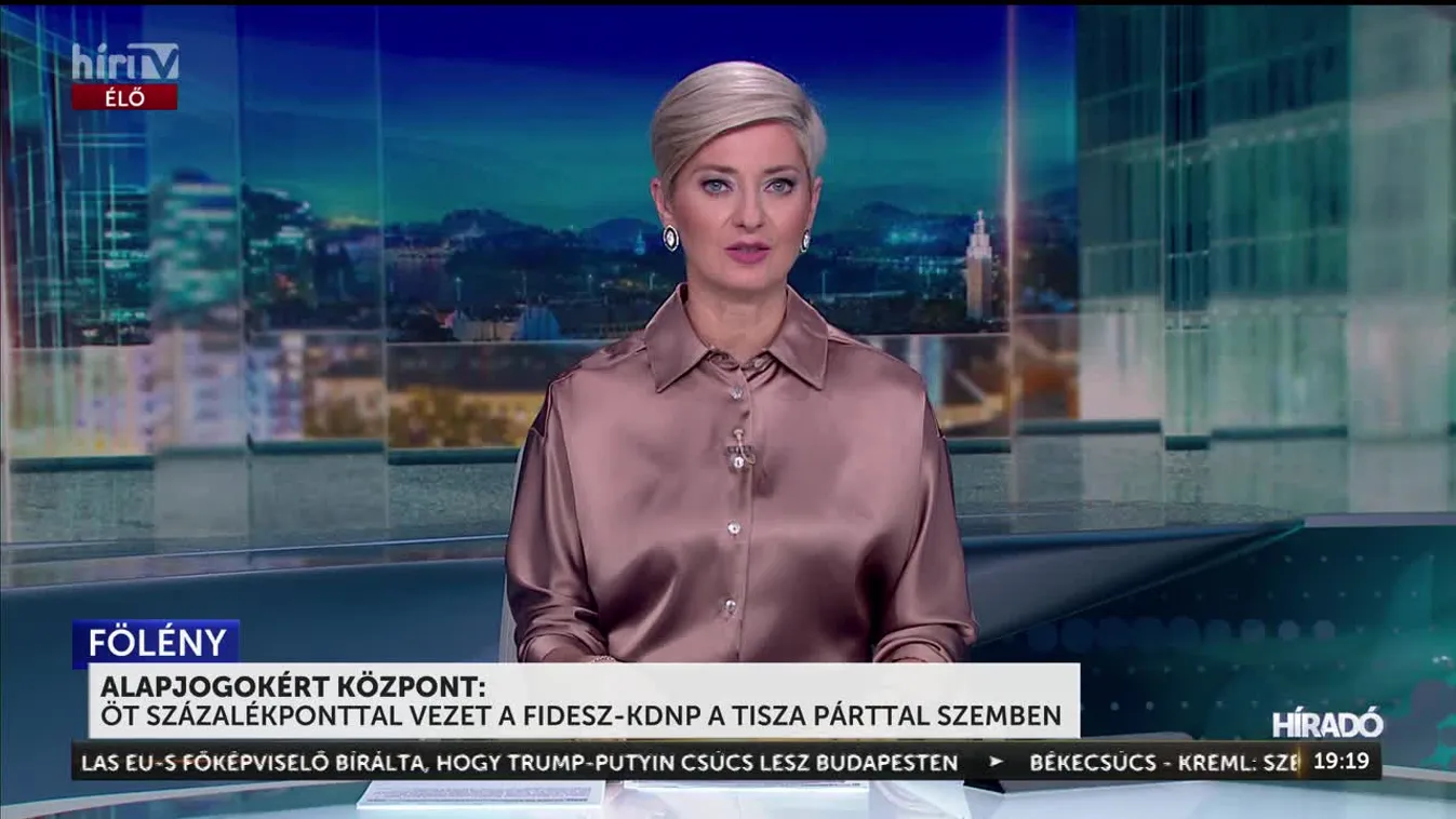 ALAPJOGOKÉRT KÖZPONT: Öt százalékponttal vezet a Fidesz-KDNP a Tisza Párttal szemben
