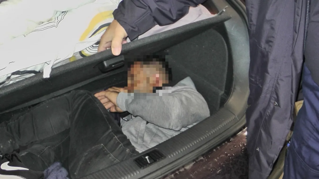 Embercsempészés Röszkén