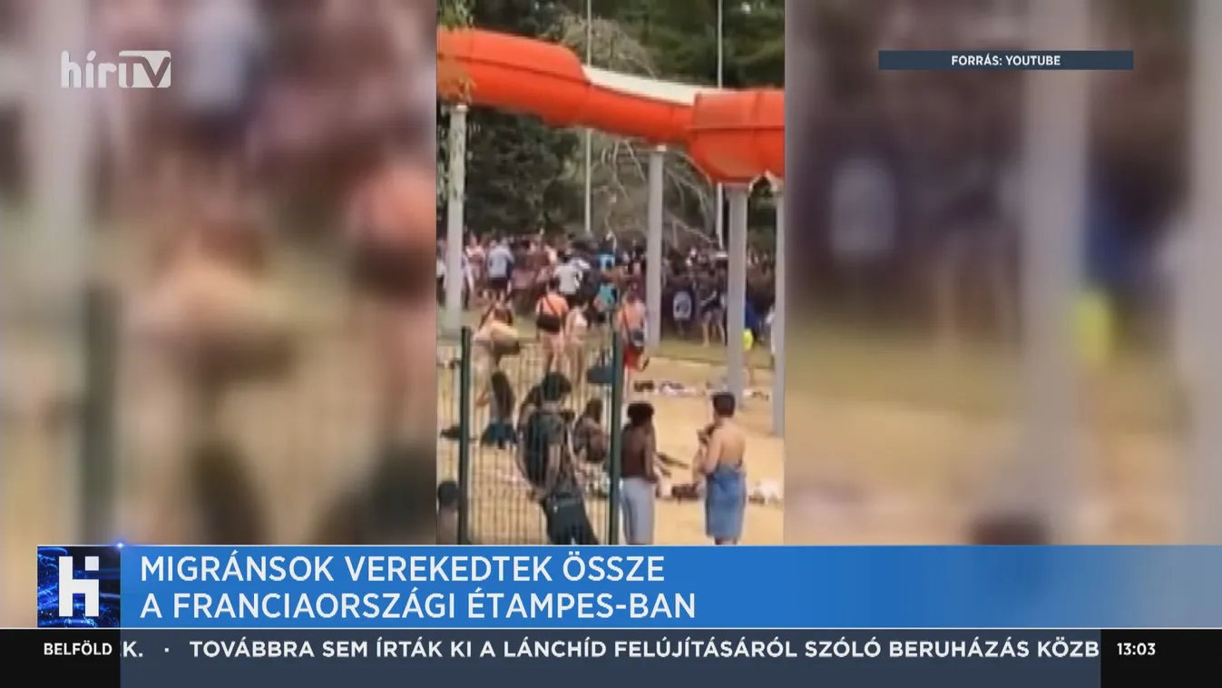 Migránsok verekedtek össze a franciaországi Étampes-ban