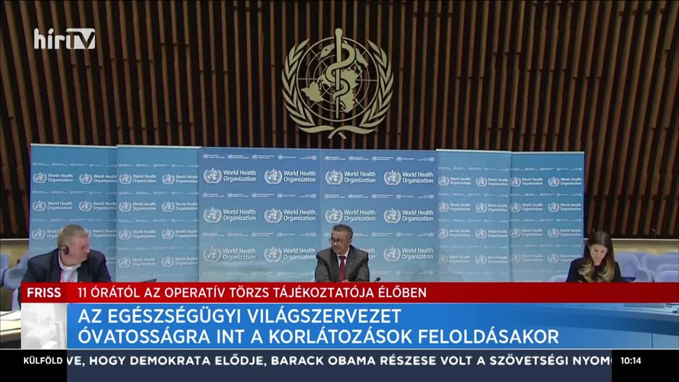 Az Egészségügyi Világszervezet óvatosságra int a korlátozások feloldásakor