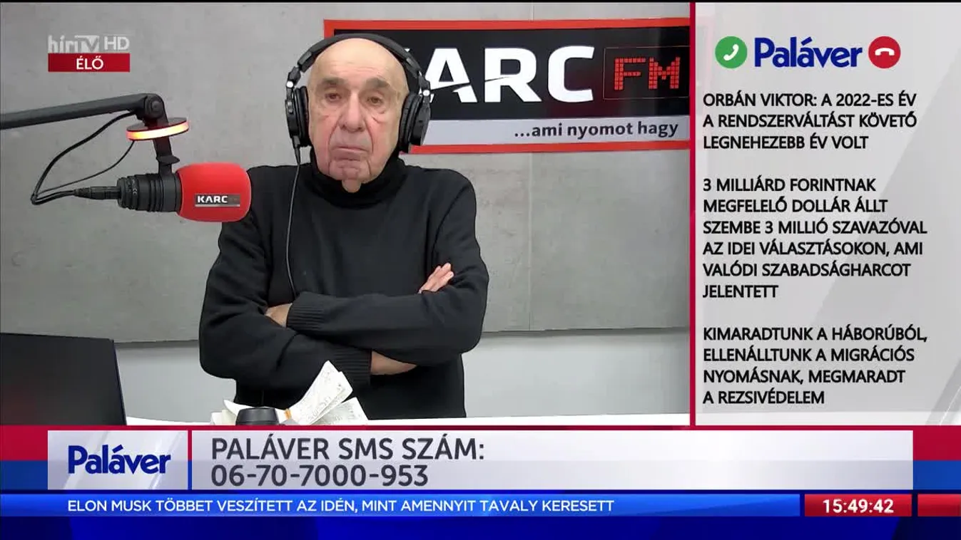 Paláver: Orbán Viktor - A 2022-es év a rendszerváltást követő legnehezebb év volt