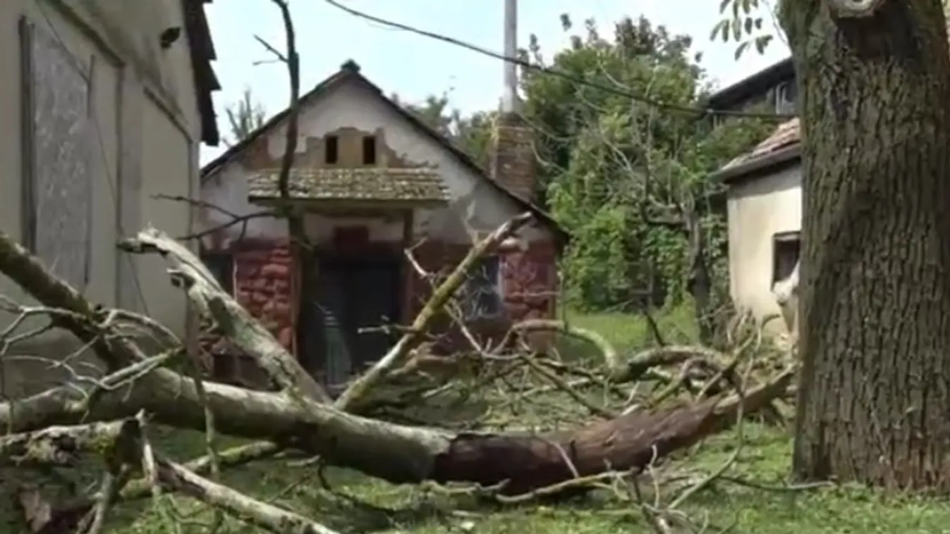 A szerdai viharok miatt országszerte 240 helyszínre riasztották a tűzoltókat + videó