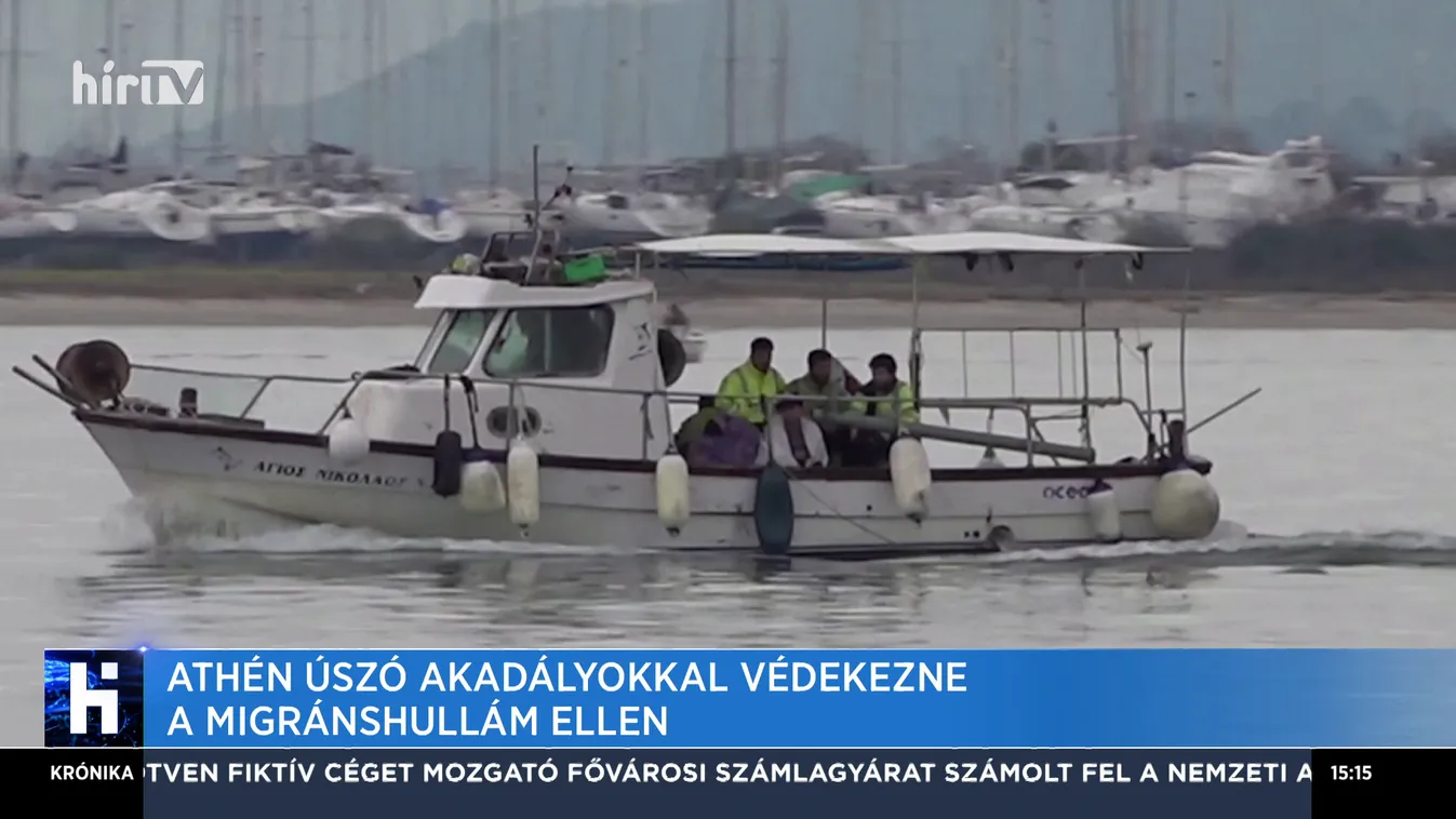 Athén úszó akadályokkal védekezne a migránshullám ellen