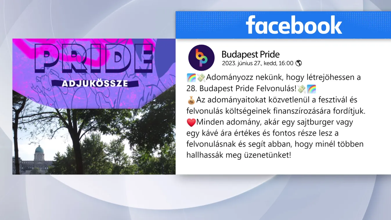 Közösségi oldalakon gyűjtenek adományokat a Pride szervezői