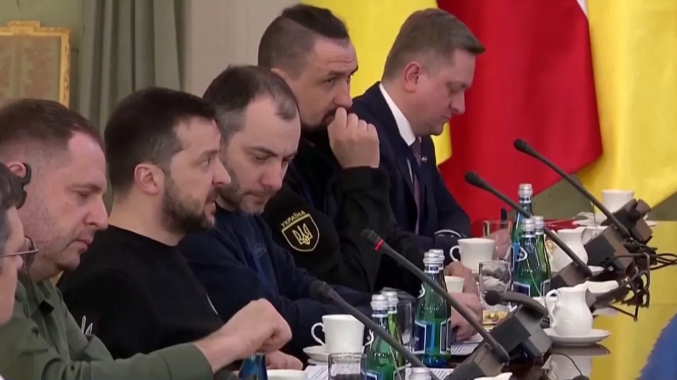 Varsóban egyeztetett Volodimir Zelenszkij a lengyel vezetéssel