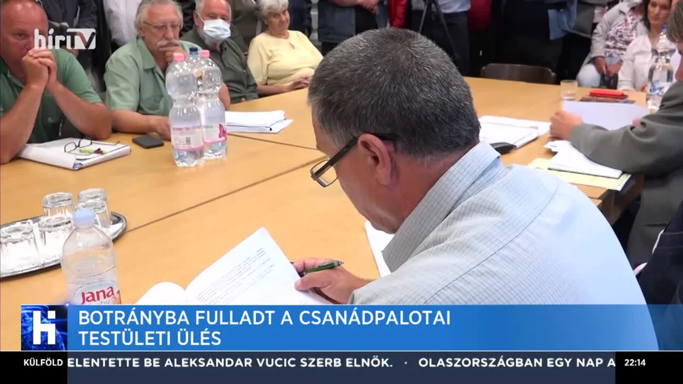 Botrányba fulladt a csanádpalotai testületi ülés