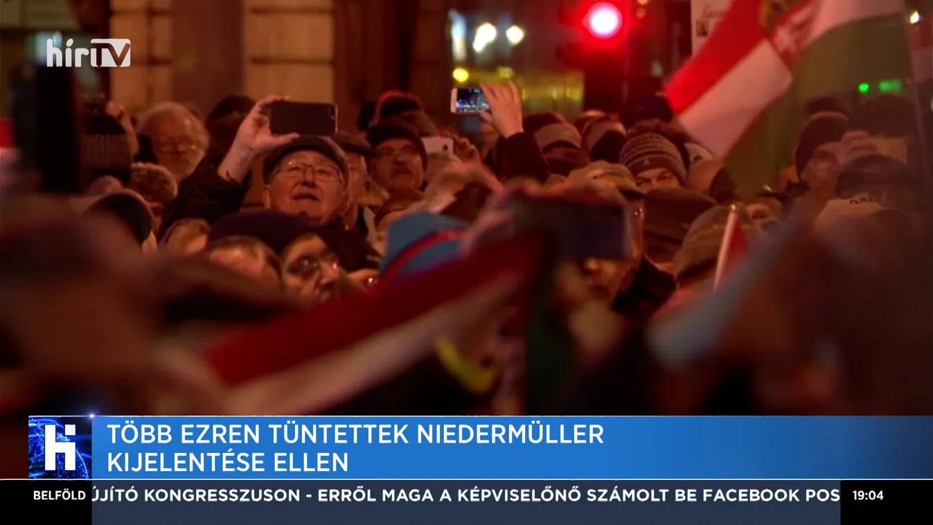 Több ezren tüntettek az erzsébetvárosi polgármester kijelentése ellen