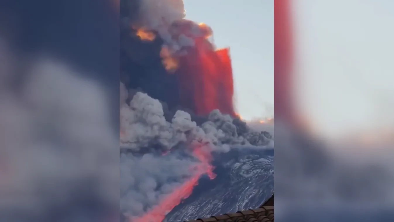 Hamu alá temette Szíciliát az Etna