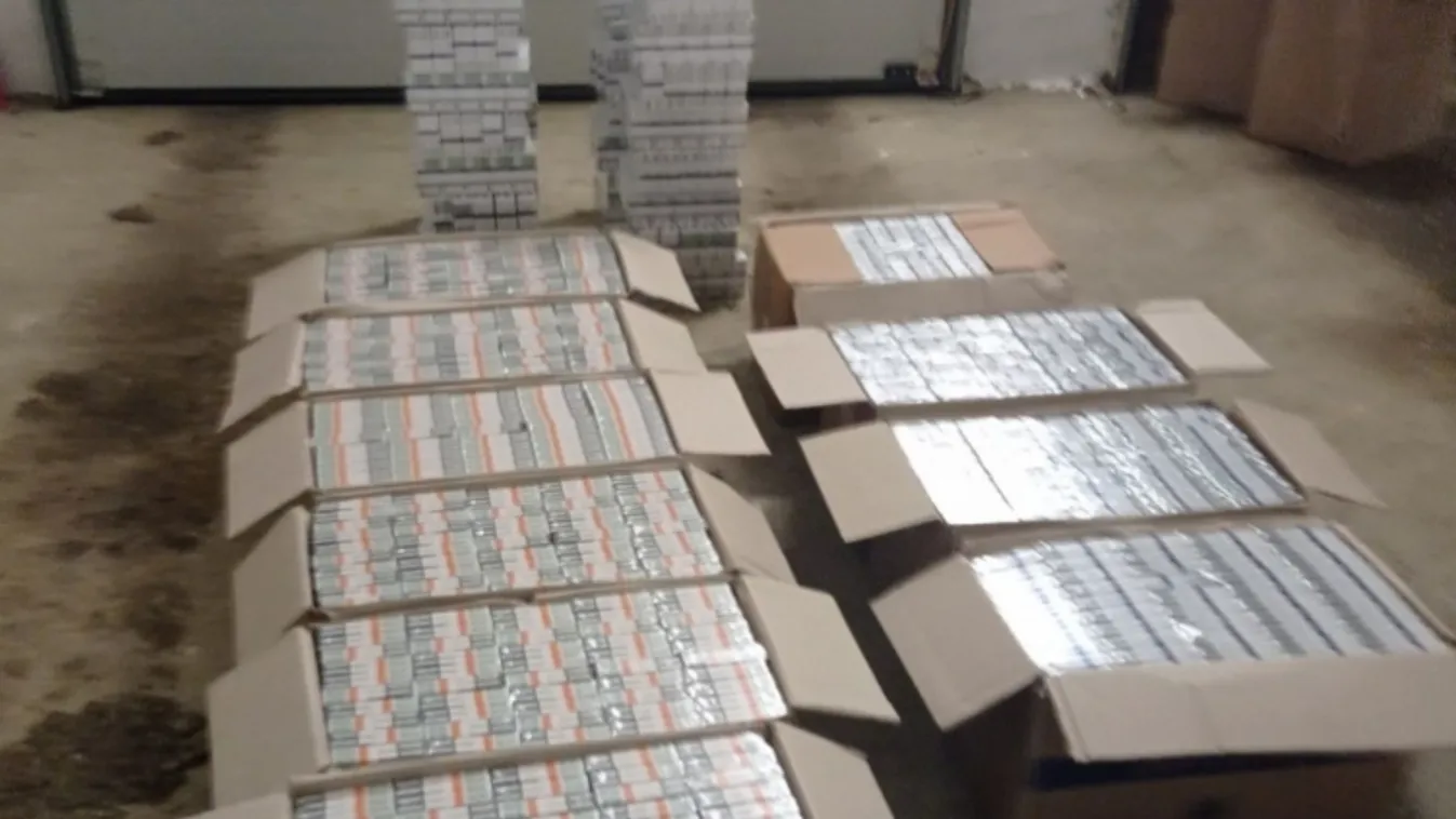 Tizenötmillió forint értékű csempészett cigarettát foglalt le a NAV
