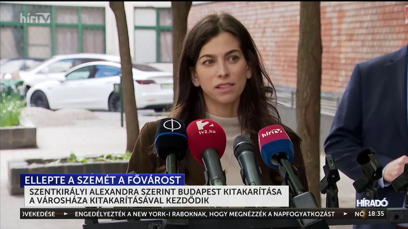 Szentkirályi Alexandra szerint Budapest kitakarítása a Városháza kitakarításával kezdődik + videó