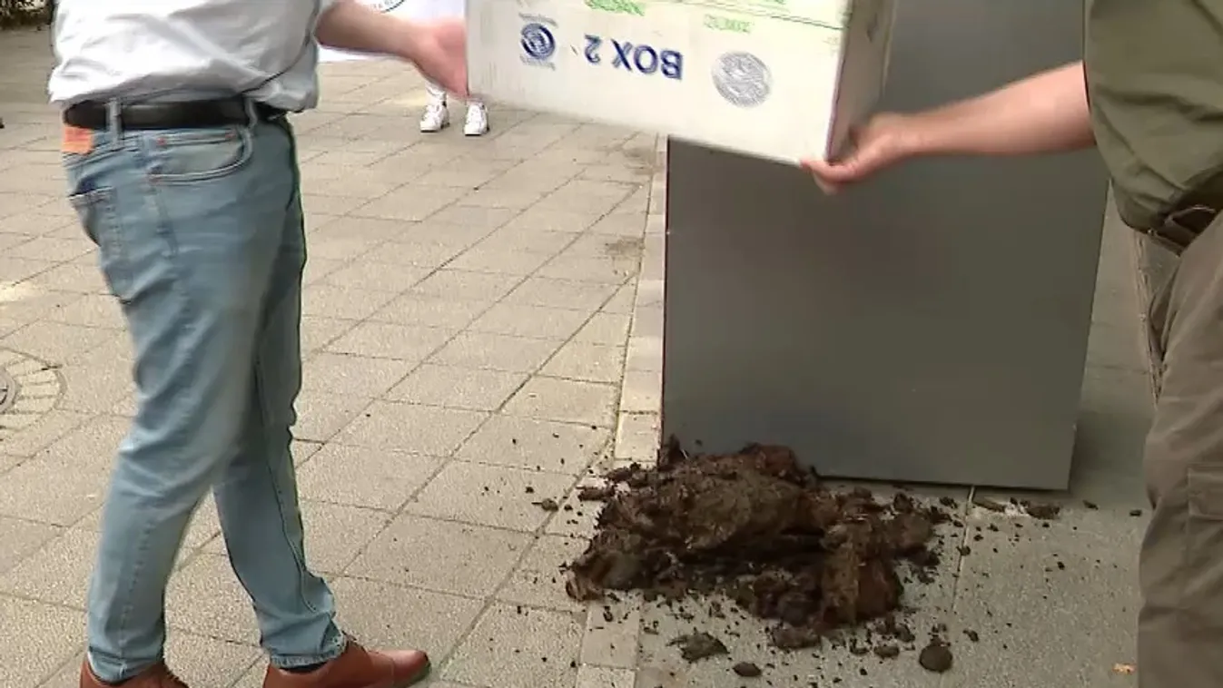 Brüsszel új agrárpolitikai terve ellen tüntettek a magyar gazdák  + videó