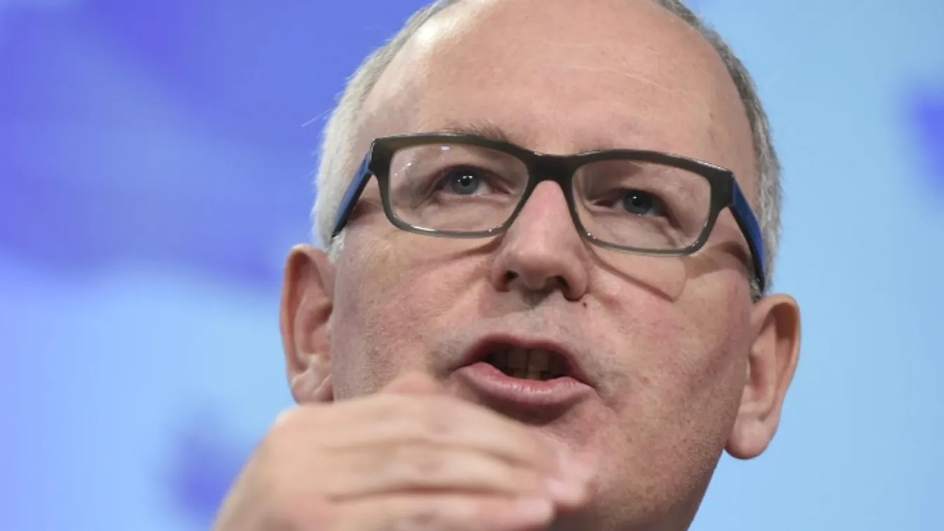 Timmermans a magyar és lengyel jogállamiság miatt aggódik