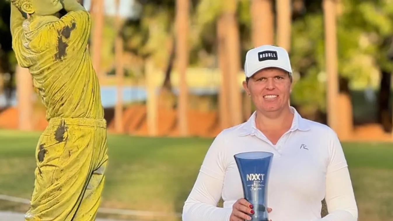 Transznemű sportoló utasította maga mögé a hölgyeket egy golfversenyen