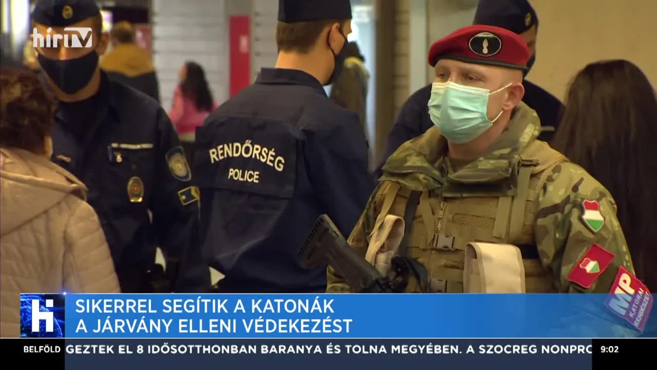 Sikerrel segítik a katonák a járvány elleni védekezést