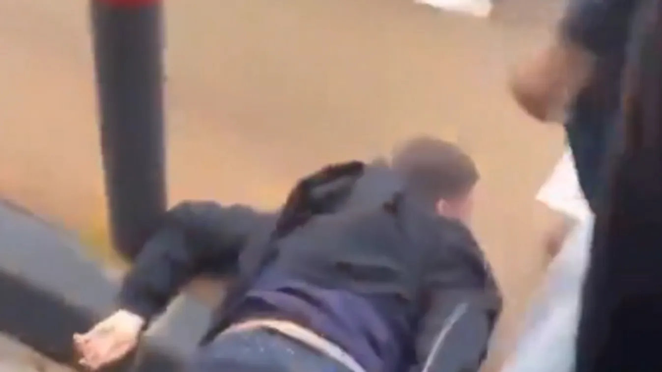 Úgy vágta le a buszról a francia állampolgár a migránst, mint azt a bizonyos macskát... + videó