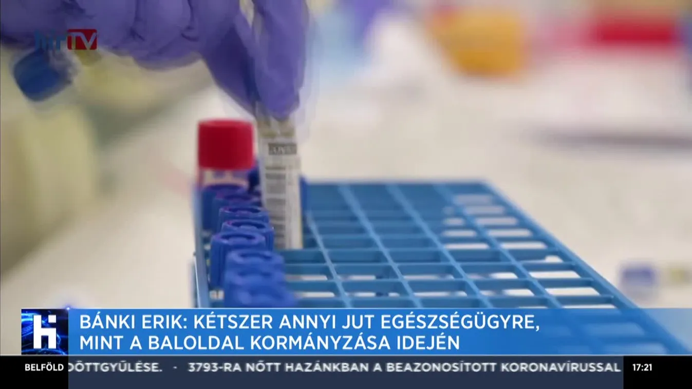 Bánki Erik: Kétszer annyi jut egészségügyre, mint a baloldal kormányzása idején