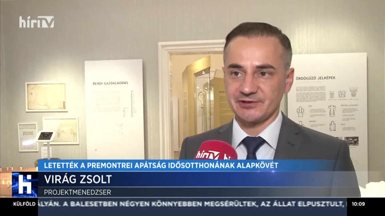 Letették a csornai Premontrei Apátság idősotthonának alapkövét