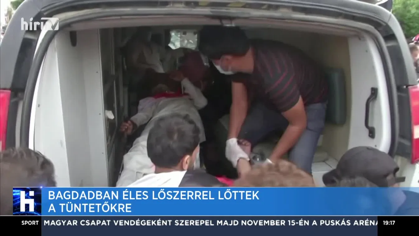 Bagdadban éles lőszerrel lőttek a tüntetőkre