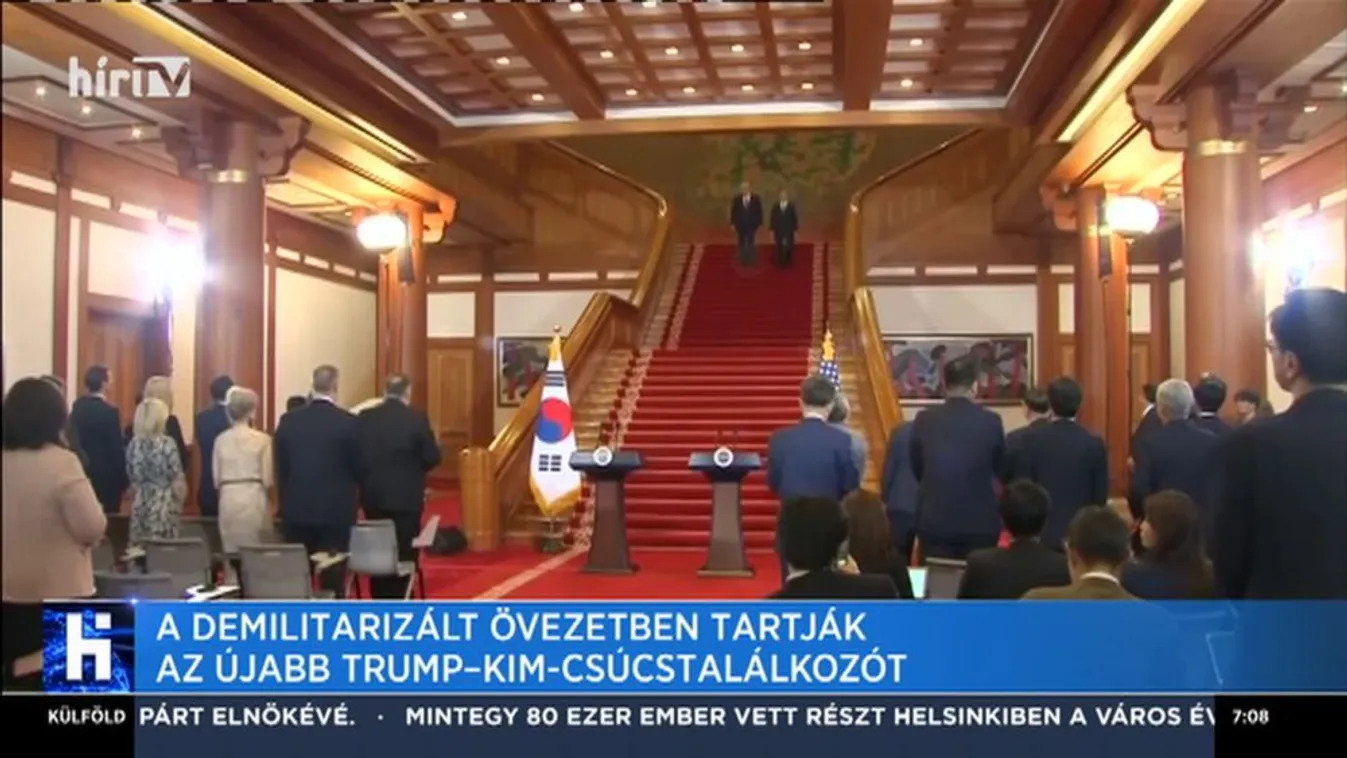 A demilitarizált övezetben tartják az újabb Trump-Kim csúcstalálkozót