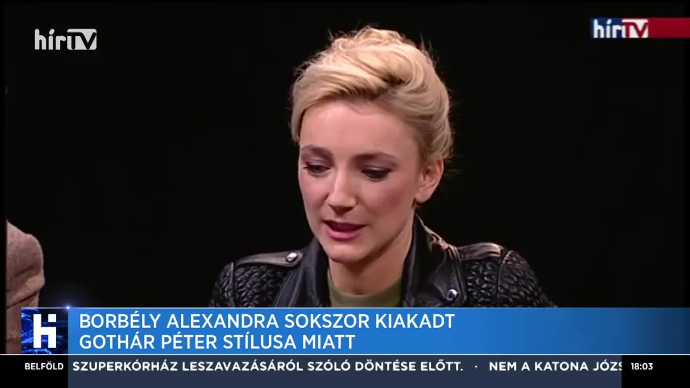 Borbély Alexandra sokszor kiakadt Gothár Péter stílusa miatt