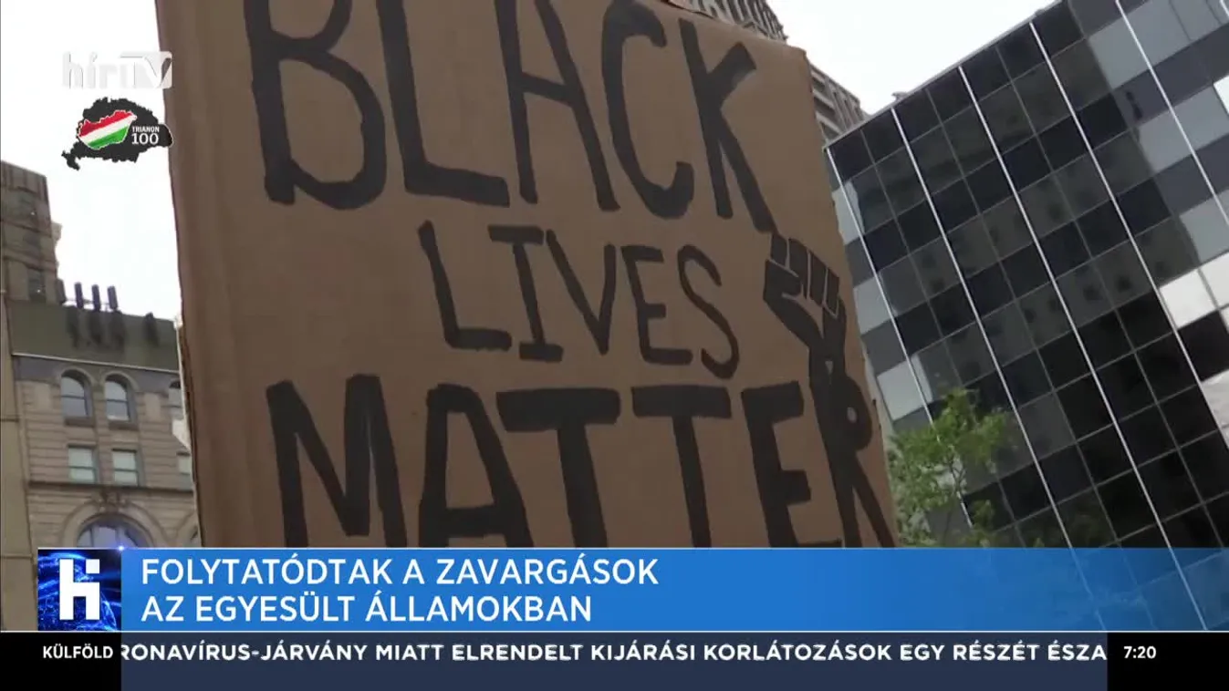 Folytatódtak a zavargások az Egyesült Államokban