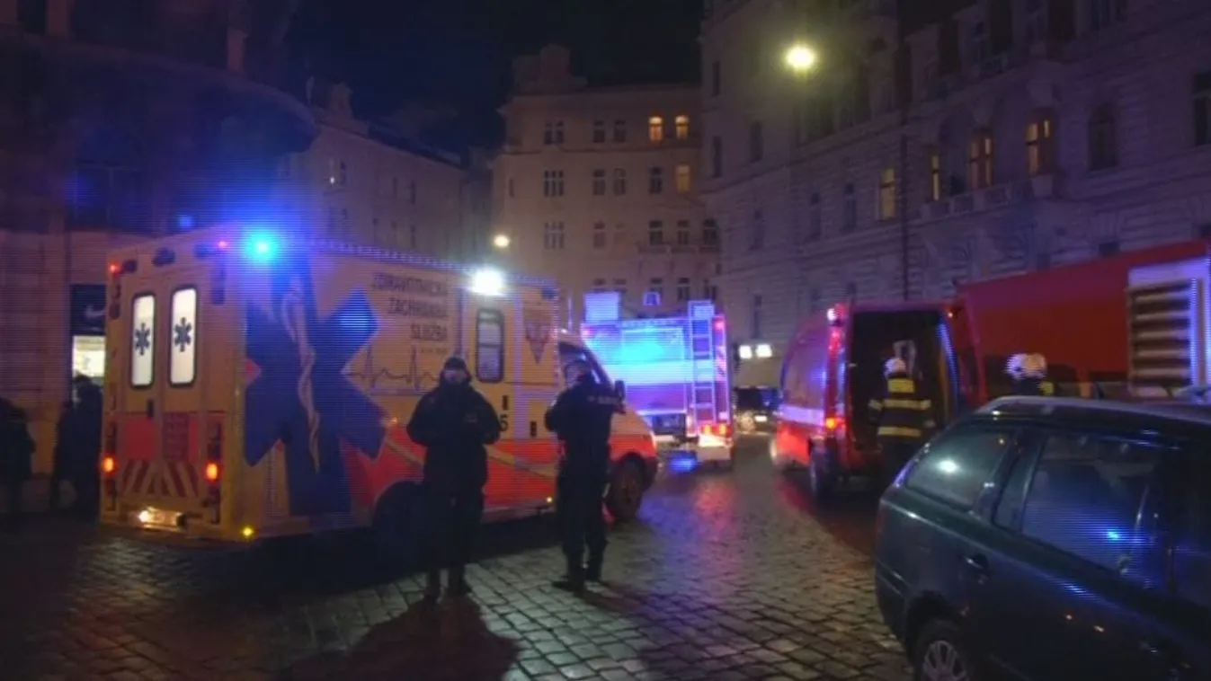 Kigyulladt egy szálloda Prágában