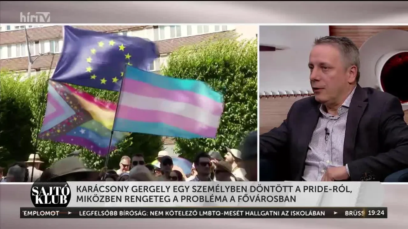 Sajtóklub - Botrányos pride Budapesten: kíméletlen vita a felvonulásról + videó