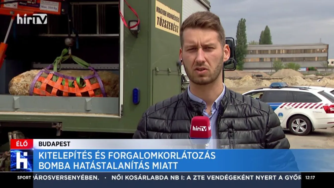 Hatástalanították a Bozsik Stadionnál talált világháborús bombát
