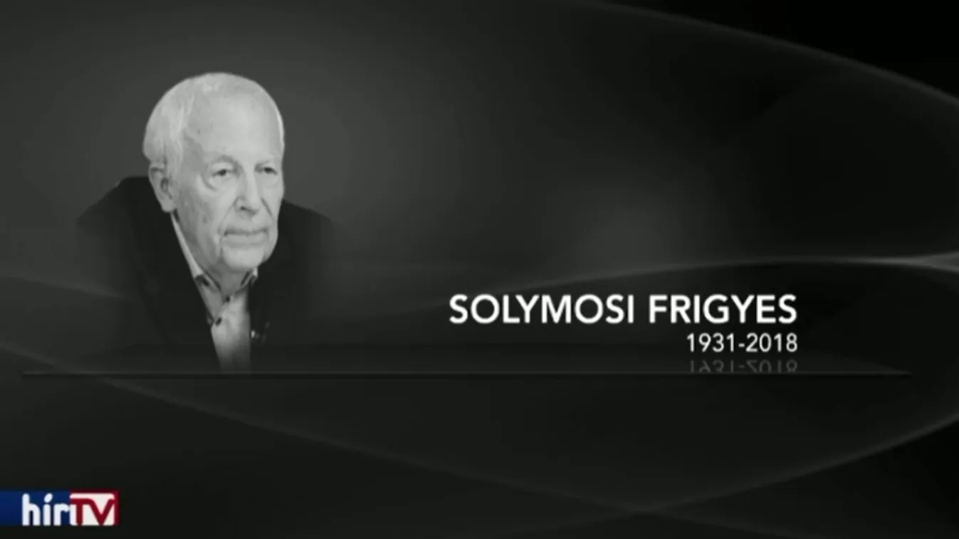 Elhunyt Solymosi Frigyes